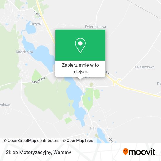 Mapa Sklep Motoryzacyjny