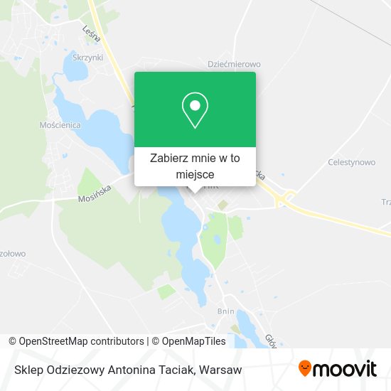 Mapa Sklep Odziezowy Antonina Taciak