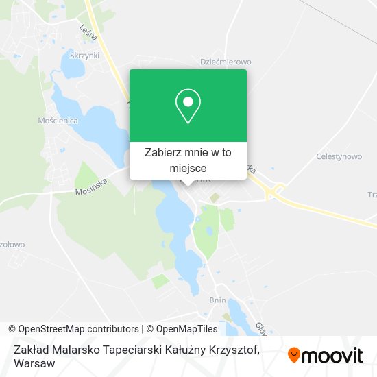 Mapa Zakład Malarsko Tapeciarski Kałużny Krzysztof