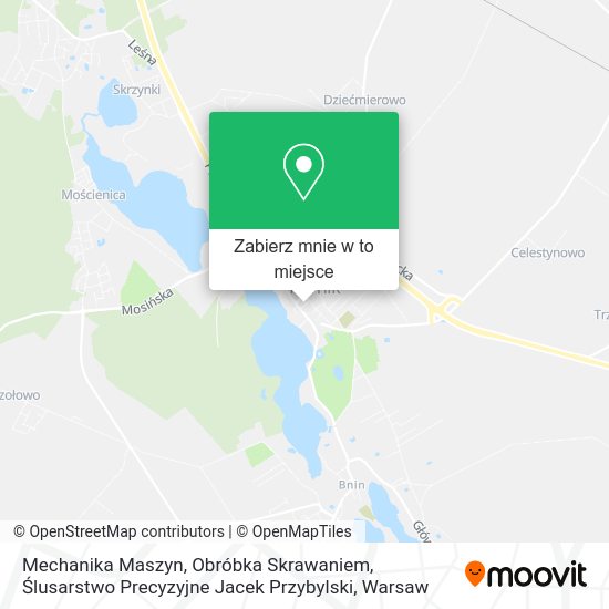 Mapa Mechanika Maszyn, Obróbka Skrawaniem, Ślusarstwo Precyzyjne Jacek Przybylski