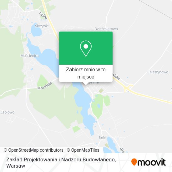 Mapa Zakład Projektowania i Nadzoru Budowlanego