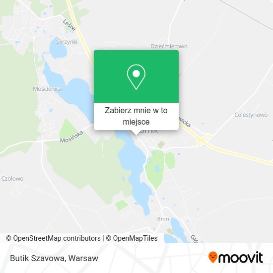 Mapa Butik Szavowa