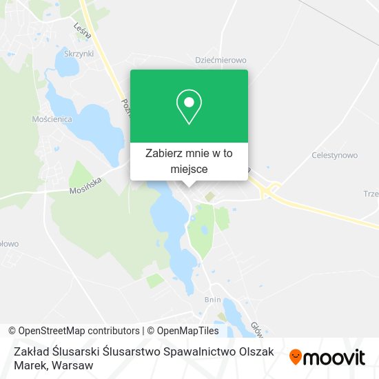 Mapa Zakład Ślusarski Ślusarstwo Spawalnictwo Olszak Marek