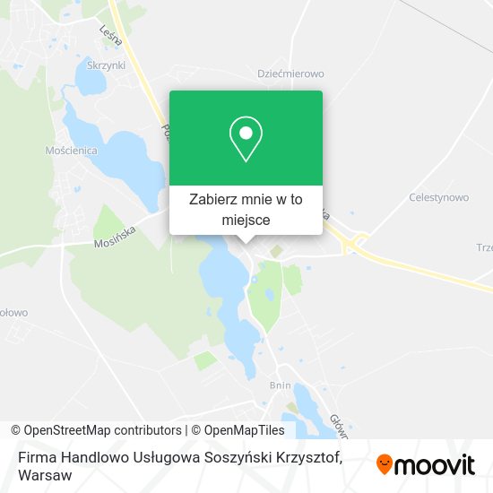 Mapa Firma Handlowo Usługowa Soszyński Krzysztof