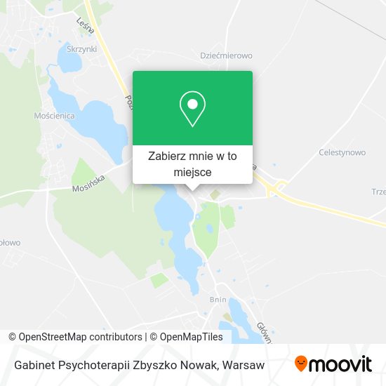 Mapa Gabinet Psychoterapii Zbyszko Nowak