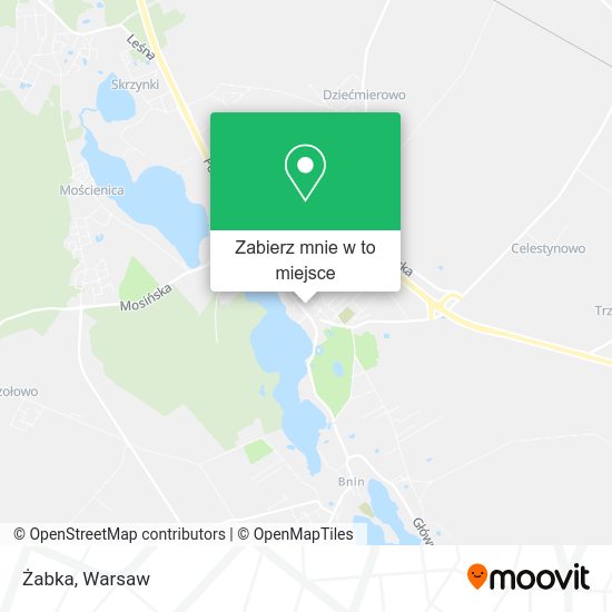 Mapa Żabka