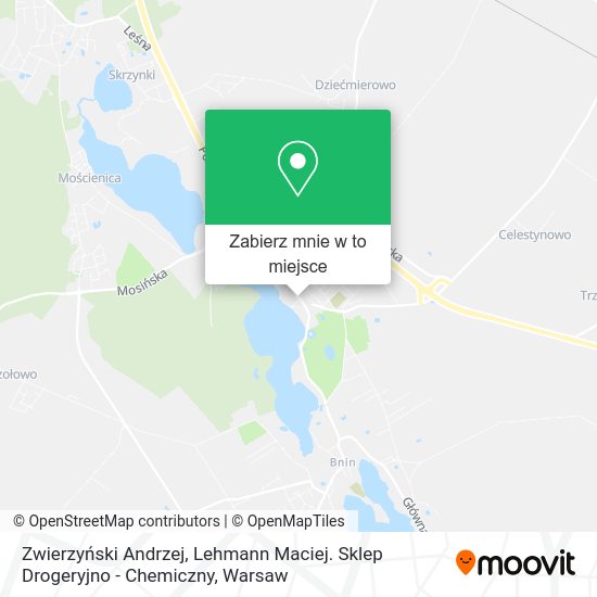 Mapa Zwierzyński Andrzej, Lehmann Maciej. Sklep Drogeryjno - Chemiczny