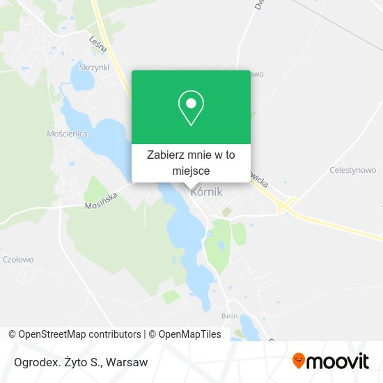 Mapa Ogrodex. Żyto S.