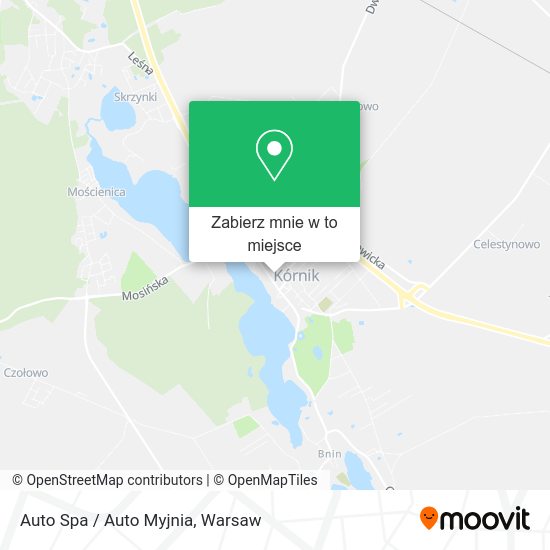 Mapa Auto Spa / Auto Myjnia