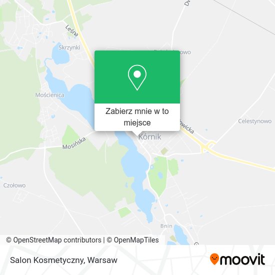 Mapa Salon Kosmetyczny