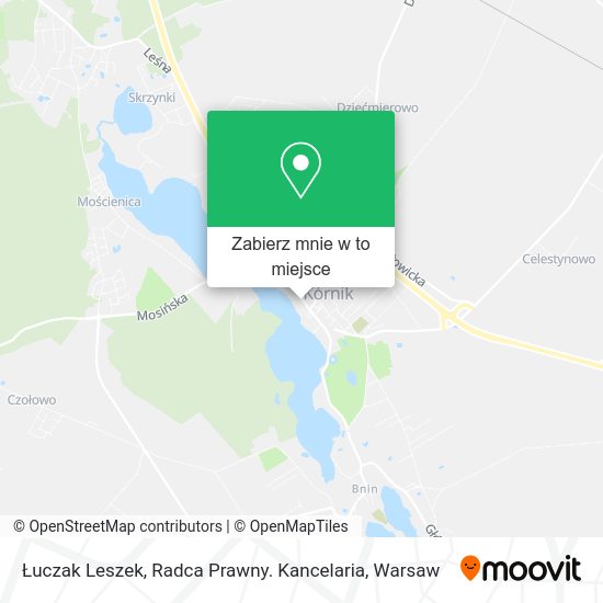 Mapa Łuczak Leszek, Radca Prawny. Kancelaria