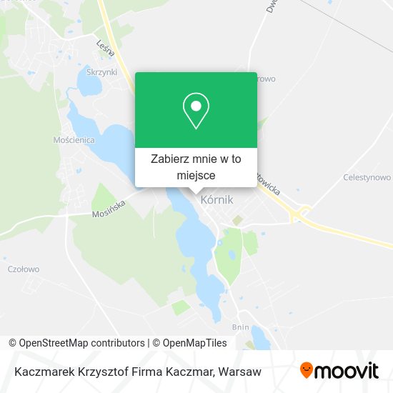 Mapa Kaczmarek Krzysztof Firma Kaczmar