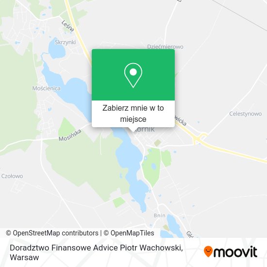 Mapa Doradztwo Finansowe Advice Piotr Wachowski