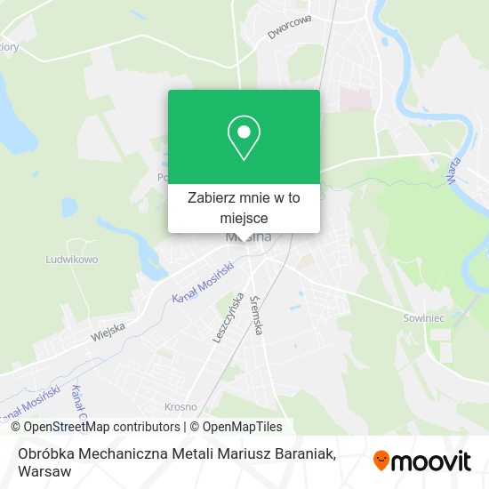 Mapa Obróbka Mechaniczna Metali Mariusz Baraniak