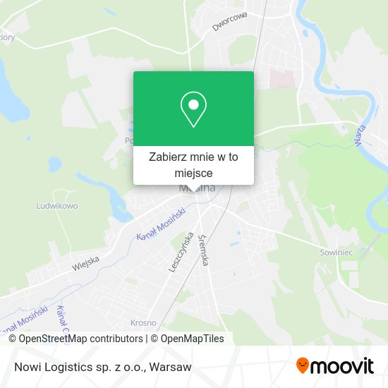 Mapa Nowi Logistics sp. z o.o.