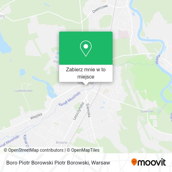 Mapa Boro Piotr Borowski Piotr Borowski