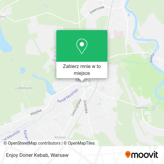 Mapa Enjoy Doner Kebab