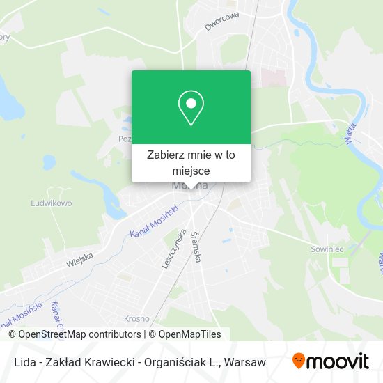 Mapa Lida - Zakład Krawiecki - Organiściak L.