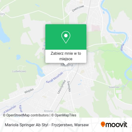 Mapa Mariola Springer Ab Styl - Fryzjerstwo