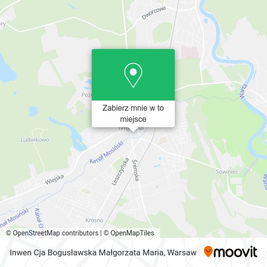 Mapa Inwen Cja Bogusławska Małgorzata Maria