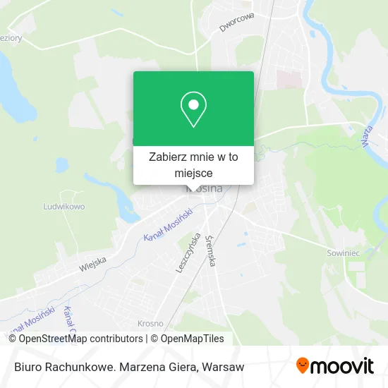 Mapa Biuro Rachunkowe. Marzena Giera