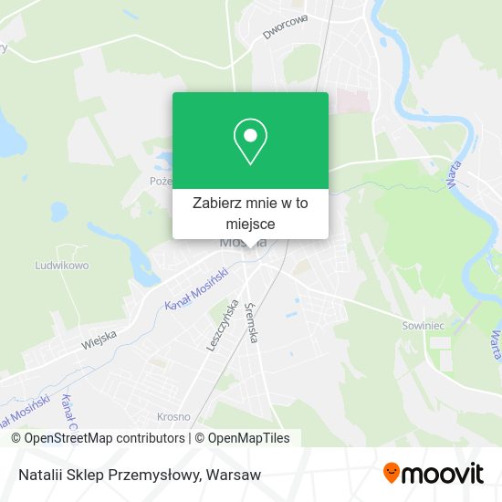 Mapa Natalii Sklep Przemysłowy