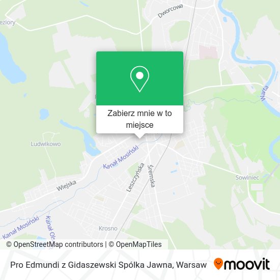 Mapa Pro Edmundi z Gidaszewski Spólka Jawna