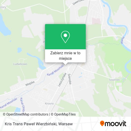 Mapa Kris Trans Paweł Wierzbiński