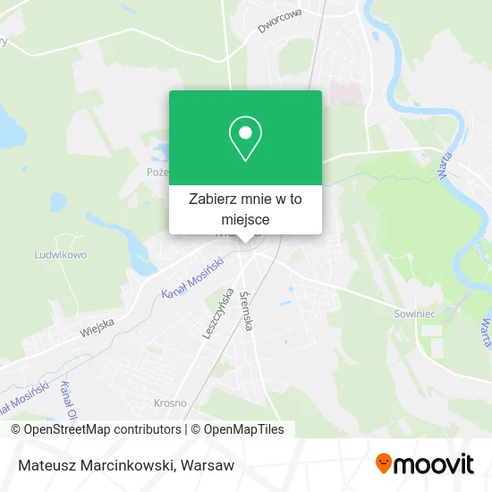 Mapa Mateusz Marcinkowski