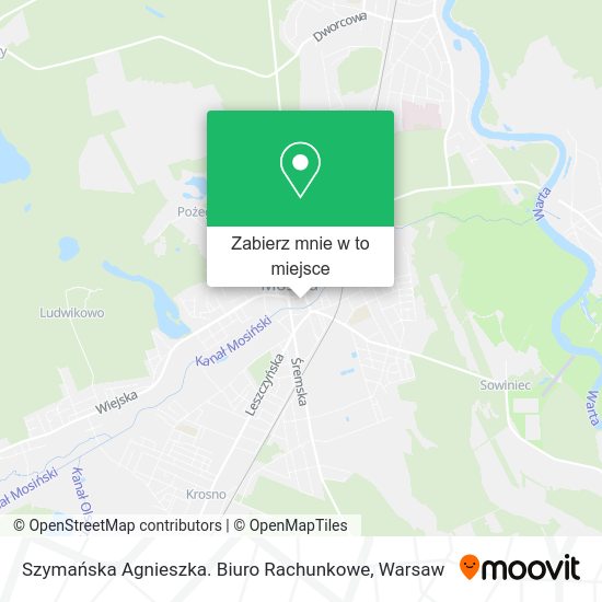 Mapa Szymańska Agnieszka. Biuro Rachunkowe