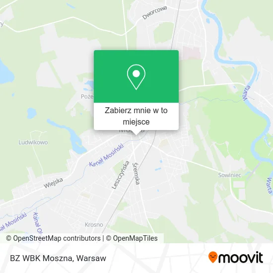 Mapa BZ WBK Moszna