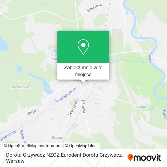 Mapa Dorota Grzywacz NZOZ Eurodent Dorota Grzywacz