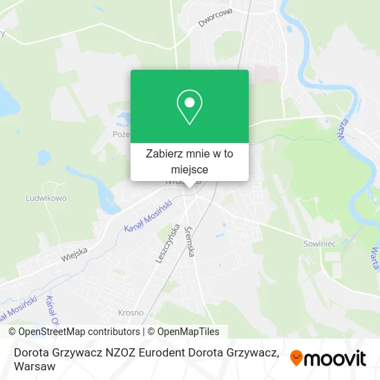 Mapa Dorota Grzywacz NZOZ Eurodent Dorota Grzywacz