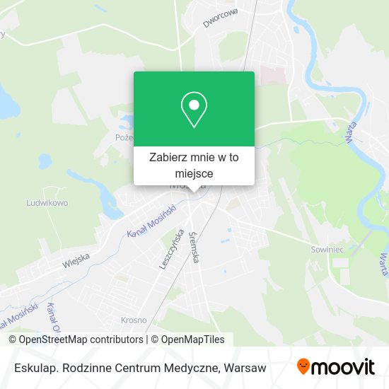 Mapa Eskulap. Rodzinne Centrum Medyczne