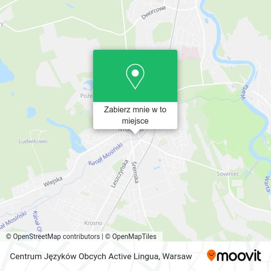 Mapa Centrum Języków Obcych Active Lingua