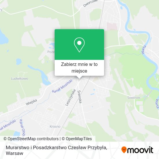 Mapa Murarstwo i Posadzkarstwo Czesław Przybyła