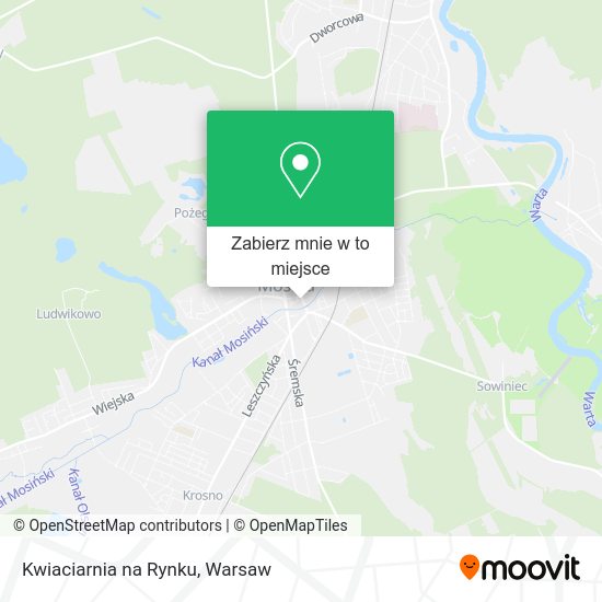 Mapa Kwiaciarnia na Rynku