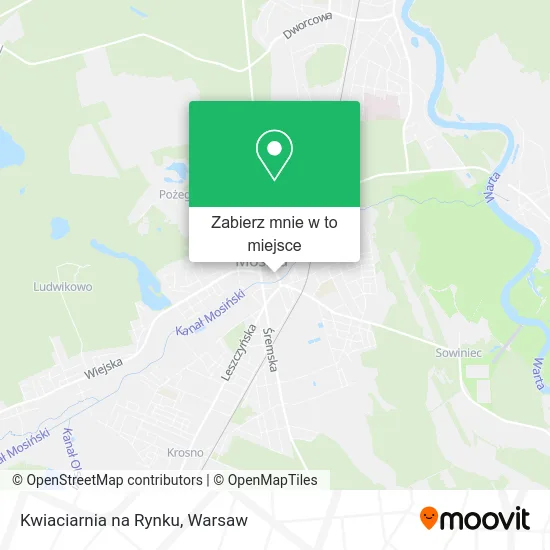 Mapa Kwiaciarnia na Rynku