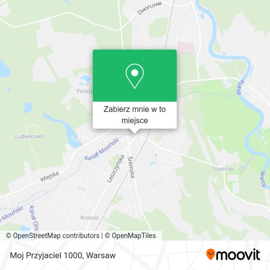 Mapa Moj Przyjaciel 1000