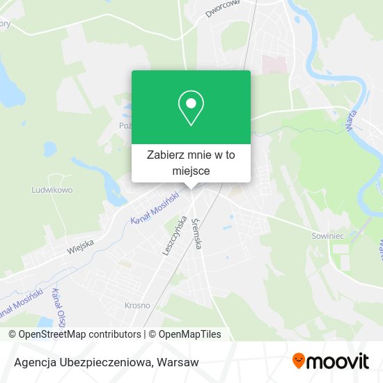 Mapa Agencja Ubezpieczeniowa