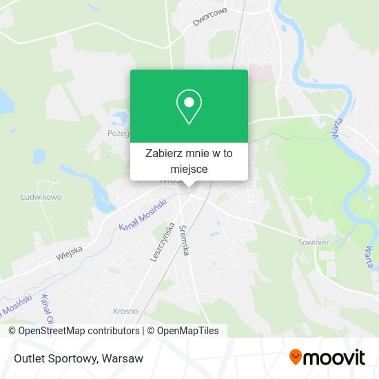 Mapa Outlet Sportowy