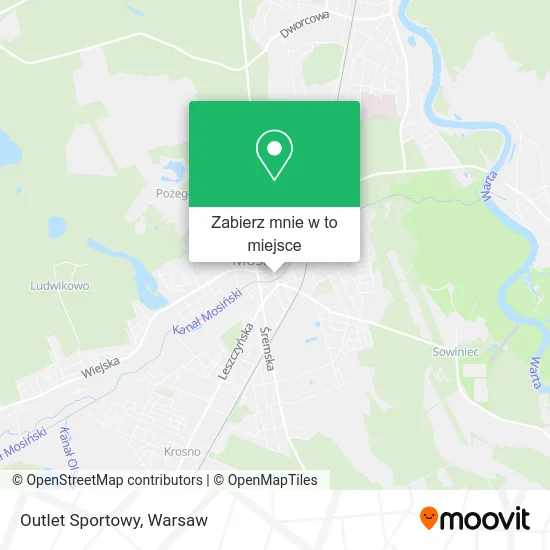 Mapa Outlet Sportowy