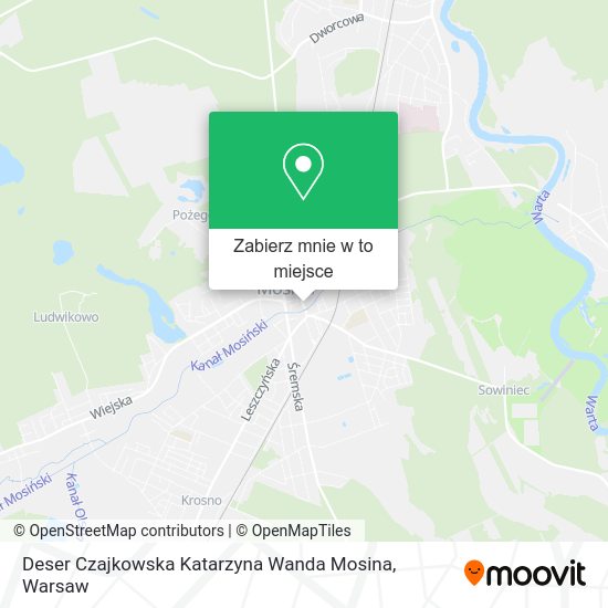 Mapa Deser Czajkowska Katarzyna Wanda Mosina