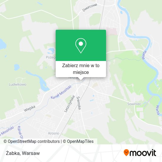 Mapa Żabka