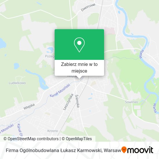 Mapa Firma Ogólnobudowlana Łukasz Karmowski