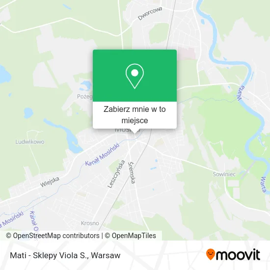 Mapa Mati - Sklepy Viola S.