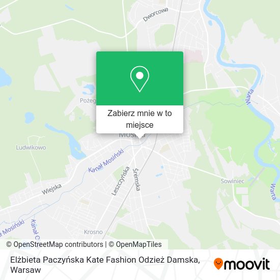 Mapa Elżbieta Paczyńska Kate Fashion Odzież Damska