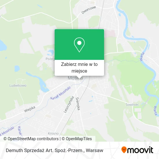 Mapa Demuth Sprzedaż Art. Spoż.-Przem.