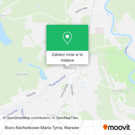 Mapa Biuro Rachunkowe Maria Tyma