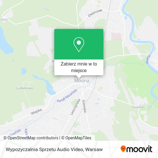 Mapa Wypozyczalnia Sprzetu Audio Video